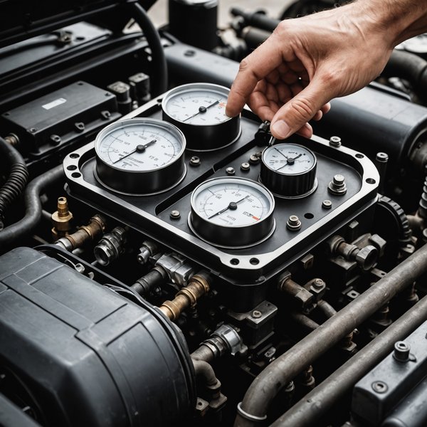 Come si può implementare un sistema di monitoraggio della pressione dell'olio in un motore diesel ad alte prestazioni?