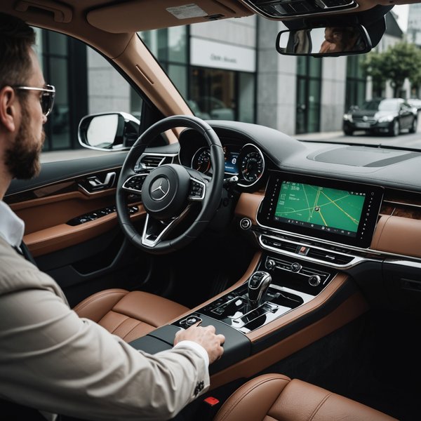 Quali sono i passaggi per l'installazione di un sistema di rilevamento della distanza di sicurezza in un veicolo di lusso?